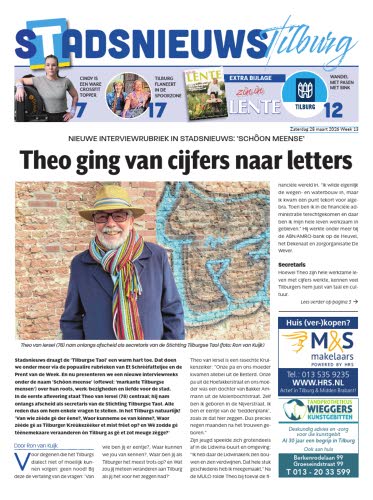 Week 13, 28 maart 2026