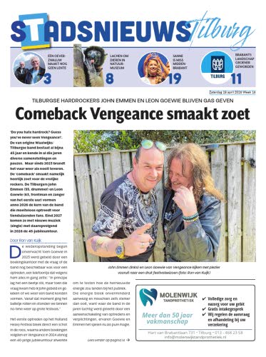 Week 16, 18 april 2026